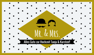 Hochzeit Etikett MR & MRS mit Text PK_2016_05_10